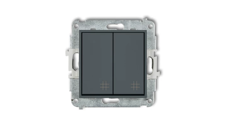 MINI Mechanizm łącznika podwójnego krzyżowego grafitowy mat 28MWP-66