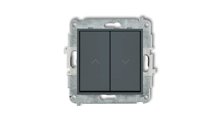 MINI Mechanizm łącznika żaluzjowego z podtrzymaniem grafitowy mat 28MWP-88