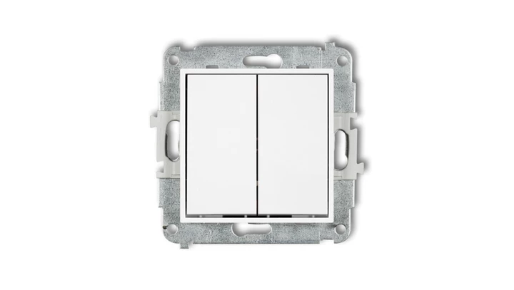 Mechanizm łącznika zwiernego żaluzjowego (dwa klawisze bez piktogramów) MWP-8.1