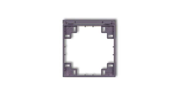 Ramka pośrednia do gniazd bryzgoszczelnych z uziemieniem SCHUKO wrzosowy 50MRPB-1s