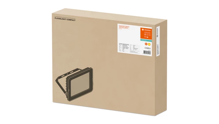 Projektor LED FLOOD COMPACT V 180W 830 SYM 100 BK 4058075575165