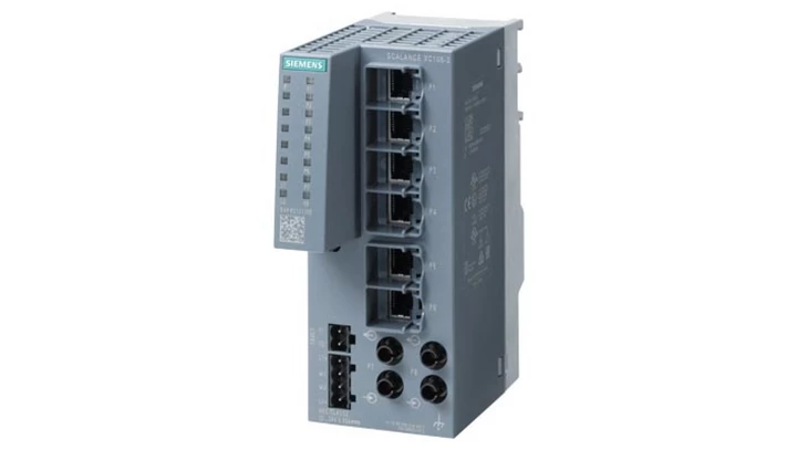 Switch przemysłowy SCALANCE XC106-2 6x10/100 Mbit/s RJ45 2x100 Mbit/s BFOC 6GK5106-2BB00-2AC2