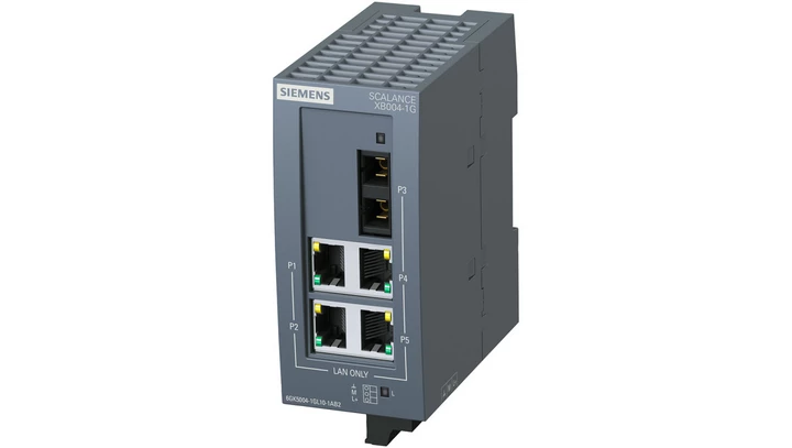 Switch przemysłowy SCALANCE XB004-1G 4xRJ45 10/100/1000 Mbit/s, 1x MM SC 1000 Mbit/s 6GK5004-1GL10-1AB2