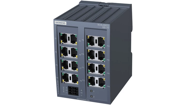 Switch przemysłowy SCALANCE XB116 16x10/100 Mbit/s RJ45 6GK5116-0BA00-2AB2