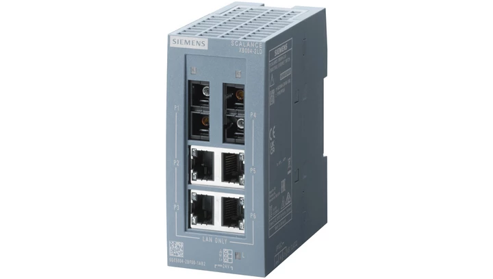 Switch przemysłowy SCALANCE XB004-2LD 4xRJ45 10/100 Mbit/s, 2x SM SC 100 Mbit/s 6GK5004-2BF00-1AB2