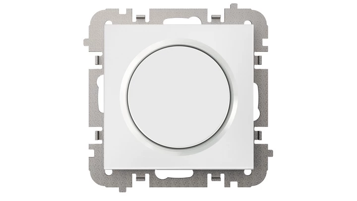 Vestra Ściemniacz LED obrotowy bez ramki podtynkowy IP20 biały 3807-10