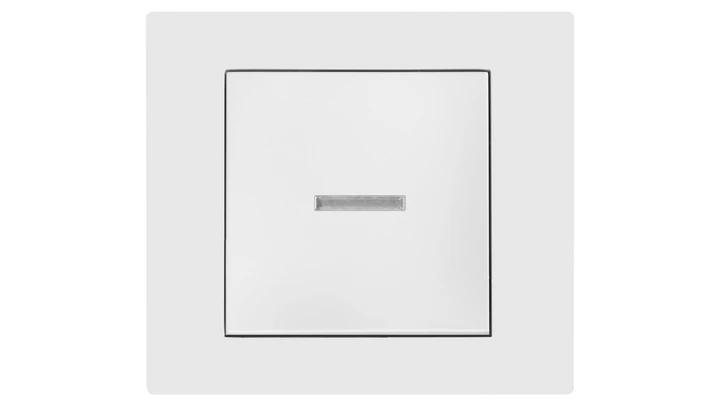 Vestra Łącznik schodowy bez ramki z podświetleniem podtynkowy IP20 biały 3825-10