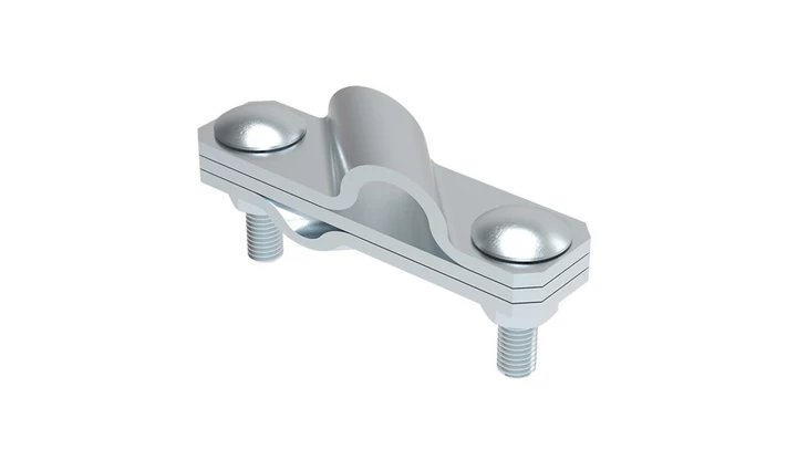 Złącze krzyżowe skośne pręt-pręt 3-elem. stal ocynkowana galwanicznie 116.2 OC 11600201