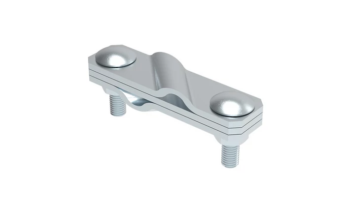 Złącze krzyżowe skośne pręt-pręt 3-elem. stal ocynkowana galwanicznie 116.4 OC 11600401