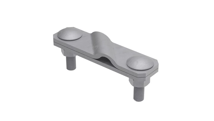 Złącze krzyżowe skośne pręt-bednarka 2-elem. stal ocynkowana ogniowo 116.4.1 OG 11601402