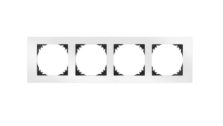 Vestra Ramka poczwórna IP20 biały 3874-00
