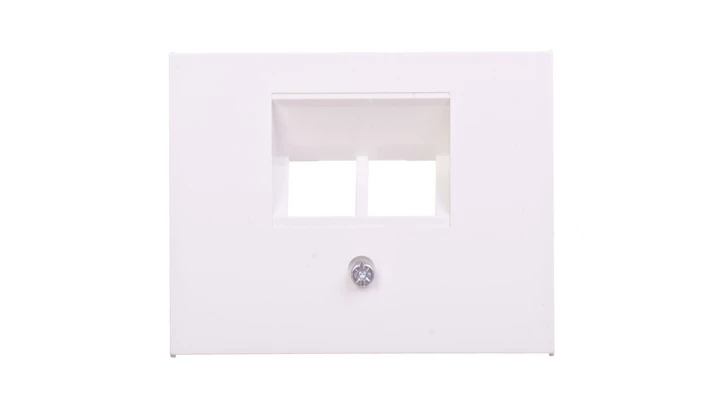 K.1 Element centralny do gniazda UAE RJ11 RJ12 RJ45 kat.3, 5e, 6 45st śnieżnobiały 14097009