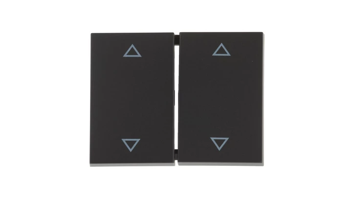 K.1 Klawisz świecznikowy 2-biegowy z nadrukiem symbolu /strzałki/ antracyt mat lakierowany 14357206