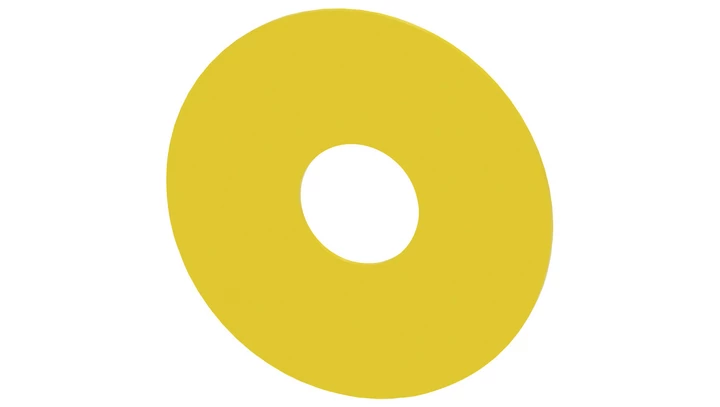 Etykieta żółta samoprzylepna 75mm do otworów 22mm bez inskrypcji SIRIUS ACT 3SU1900-0BC31-0AA0