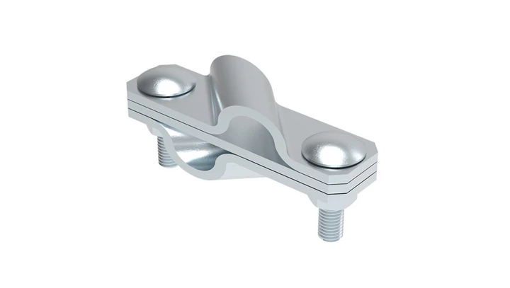 Złącze krzyżowe skośne pręt-pręt 3-elem. stal ocynkowana galwanicznie 116.9 OC 11600901