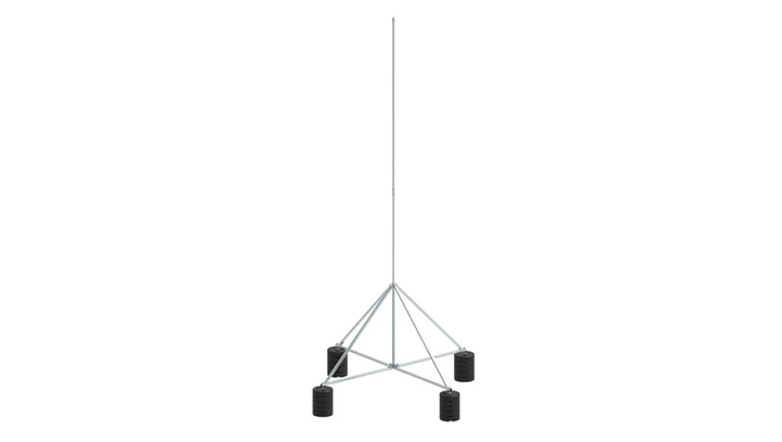 Maszt na czworonogu do zwodów poziomych wysokich 6m aluminium 65.6 AL ZA 5P CZ 65156009