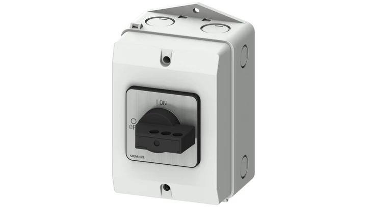 Rozłącznik główny w obudowie ekranowanej 3P 32A 11,5kW AC23A 400V styki pom wyprz 1Z 1R blokowanie w poz O i I 3LD2284-2GP21