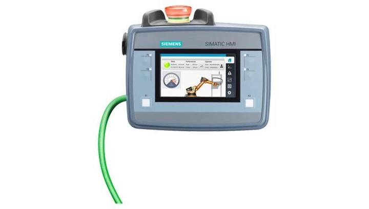 Panel operatorski z wyłacznikiem grzybkowym 6AV2125-2DB23-0AX0