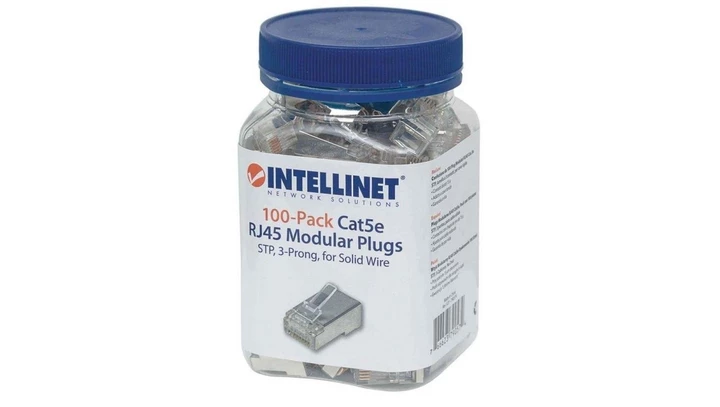 Wtyk modularny RJ45 Cat5e 3-ząbkowy na drut 790574 /100szt./