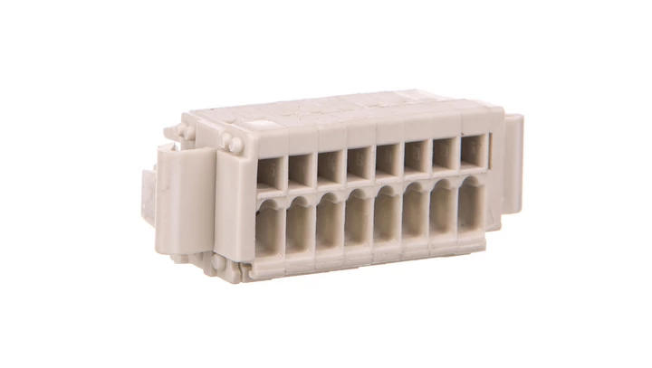 Gniazdo MCS-MICRO 8-biegunowe jasnoszare raster 2,5mm 733-108/037-000 /50szt./