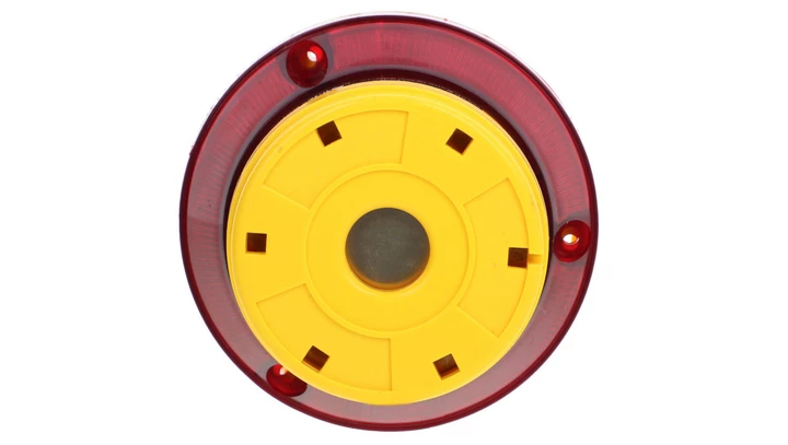 Sygnalizator optyczno-akustyczny 24V DC pulsacyjny LED czerwony 105/70dB IP54 SL-32v24