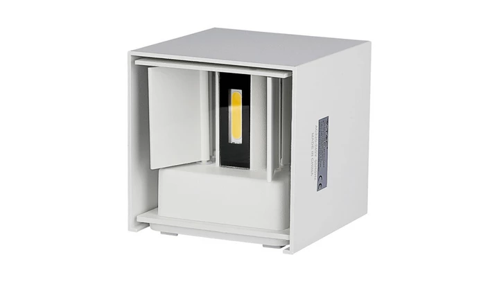 Oprawa elewacyjna LED 5W 700lm 3000K IP65 Kwadrat Biały 217079