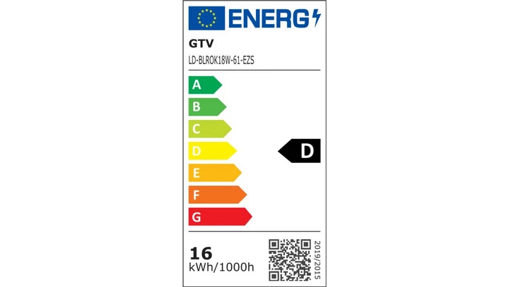 Oprawa LED BOLERO 18W 1600lm IP40 kąt świecenia 120 6 w 1 LD-BLROK18W-61