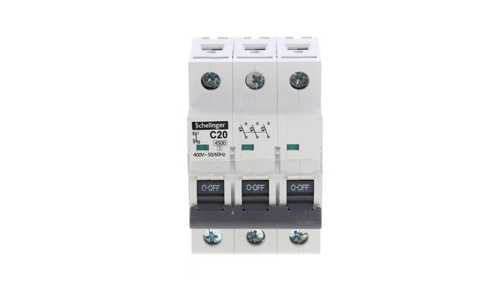 WYŁĄCZNIK NADPRĄDOWY 3P C 20A SCHELINGER