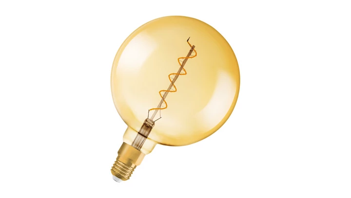 Żarówka LED Vintage 1906 LED dim CL GLOBE200 FIL GOLD 28 dim 5W/820 E27 4058075269729