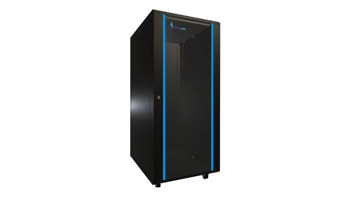 Szafa rack stojąca Extralink 27U 600x800 Czarna