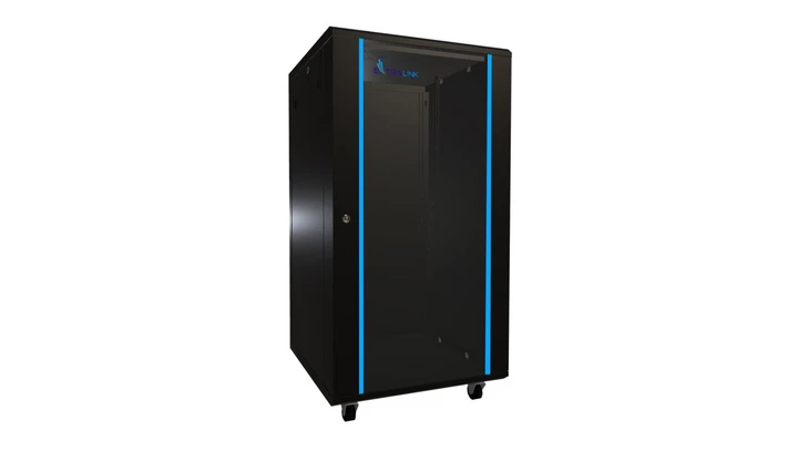 Szafa rack stojąca Extralink 22U 600x600 Czarna