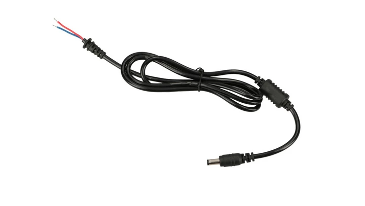 Kabel zasilający prosty DC JACK 5.5/2.1mm 1m Extralink