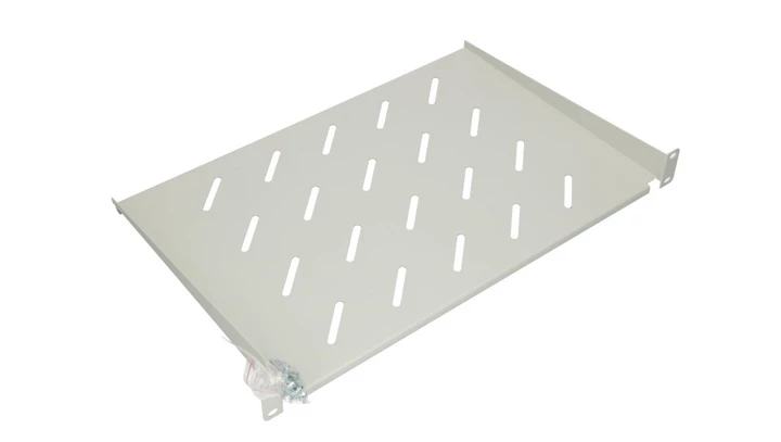 Półka 19, do szaf wiszących Extralink 1U 300mm Szara
