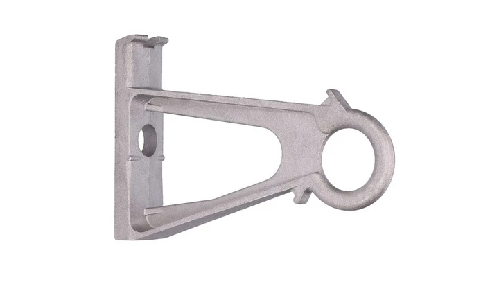 Wspornik słupowy oczkowy 171 x 80mm Extralink CS1500