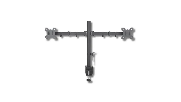 Podwójne ramię biurkowe 2X TV/LED/LCD 13-27 CALI 20KG Obrotowe ICA-LCD 382-D