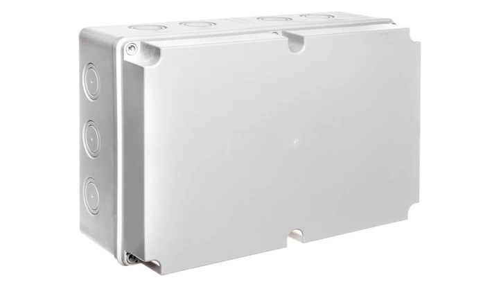 Puszka n/t hermetyczna pusta z osłabieniami 348x228x142 IP65 szary PH-5A.2 28.52