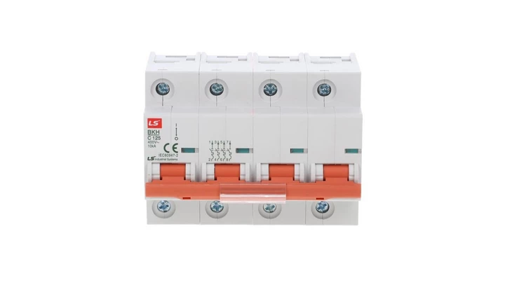 Wyłącznik nadprądowy 1,5 modułu 4P C 125A 10KA BKH 4P C125A 06110364R0