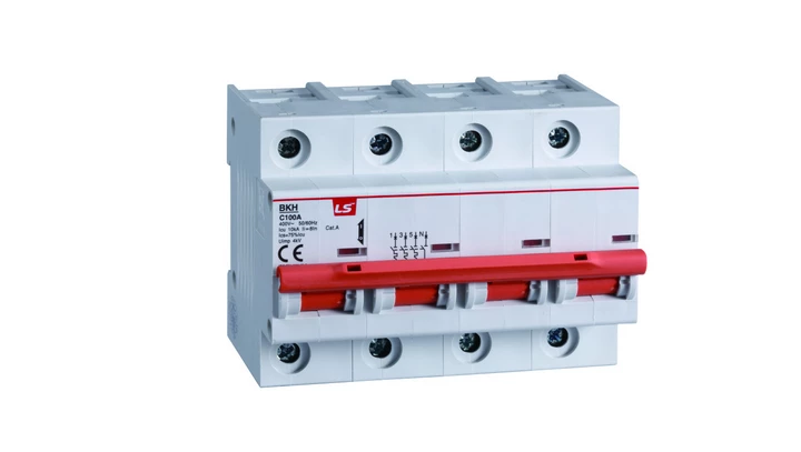 Wyłącznik nadprądowy 1,5 modułu 4P D 63A 10KA BKH 4P D63A 06110365R0