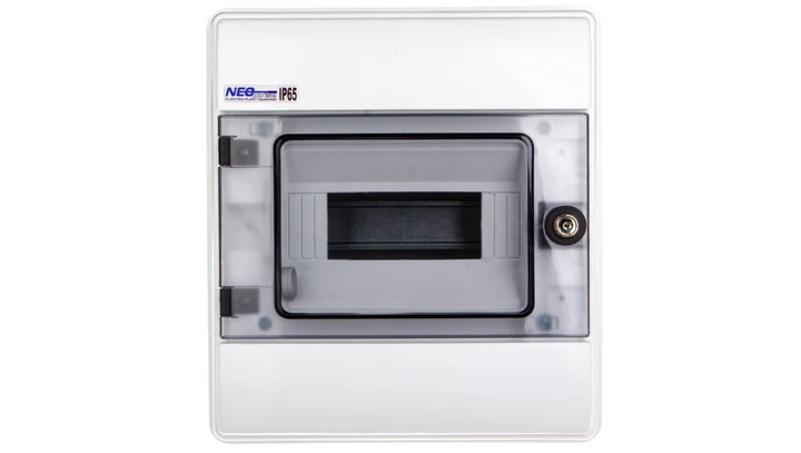 Rozdzielnica modułowa 1x8 podtynkowa IP65. RHp-8/Z (z zamkiem) 36.809