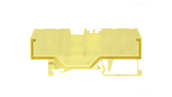 Złączka szynowa 4-przewodowa 2,5mm2 żółta 280-832 /100szt./