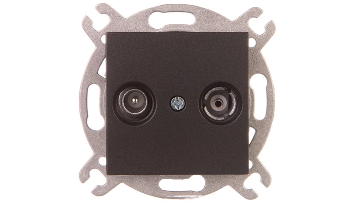 Novella Gniazdo Rtv Końcowe, Kolor Czarny / 92105521m