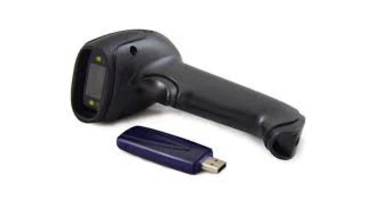 Czytnik kodów kreskowych laserowy bezprzewodowy 100m HD67A