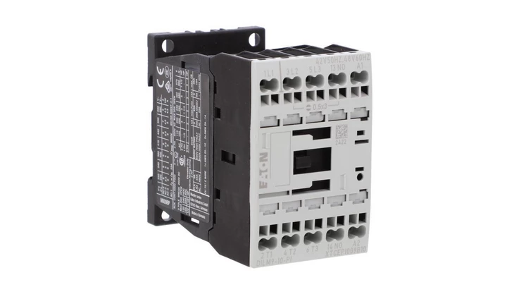 Stycznik mocy DILM9-10(42V50HZ,48V60HZ)-PI 3P 380 V 400 V 4 kW 1Z 42 V AC Push-In 199232