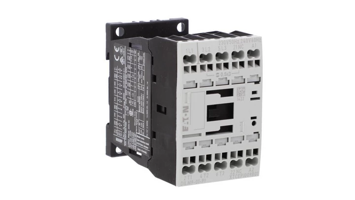 Stycznik mocy DILM9-01(230V50HZ,240V60HZ)-PI 3P 380 V 400 V 4 kW 1R 230 V AC Push-In 199234