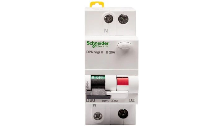 Wyłącznik różnicowo-nadprądowy 2P 20A B 0,03A typ A DPN Vigi K A9D23620