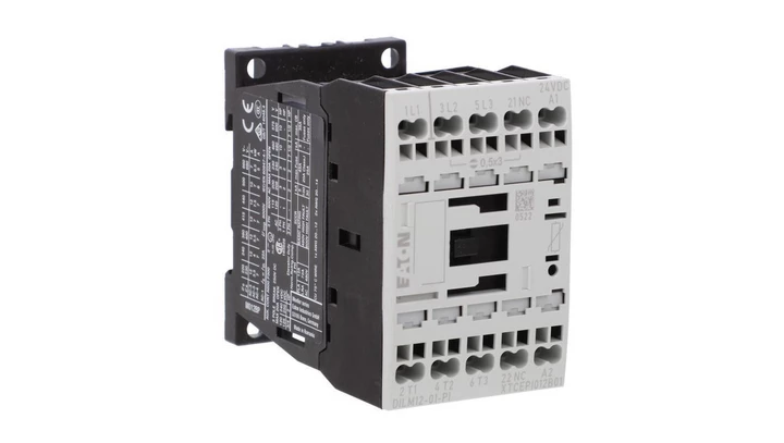 Stycznik mocy DILM12-01(24VDC)-PI DILM 3P 380 V 400 V 5.5 kW 1R 24 V DC Push-In 199248