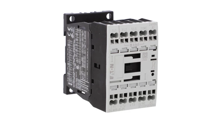 Stycznik mocy DILM15-01(24VDC)-PI 3P 380 V 400 V 7.5 kW 1R 24 V DC Push-In 199258