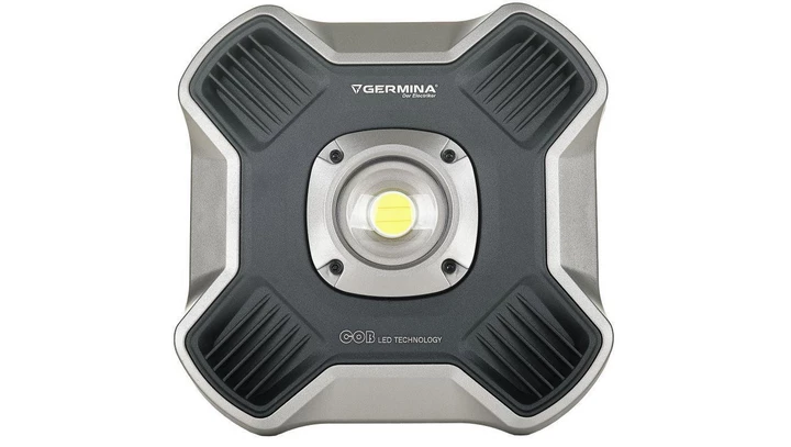 Projektor LED przenośny akumulatorowy 10W 2000lm 6500K szary IPX4 GW-0026