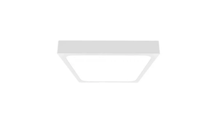 Plafoniera LED 24W 2400lm 4000K IP44 Kwadrat Mleczny Biała Ramka 7628