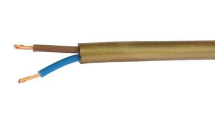 Przewód mieszkaniowy H03VV-F (OMY) 2x0,5 złoty /100m/